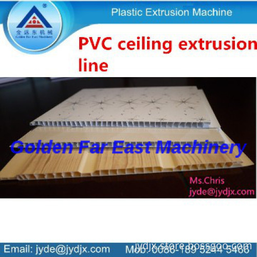 PVC ceiling panel extrusion line GOLDEN FAR EAST machinery
